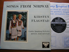 SONGS FROM NORWAY: ALNAES / EGGEN / GRIEG     KIRSTEN FLAGSTAD / LONDON SYMPHONY / OIVIN FJELSTAD     SXL 2145