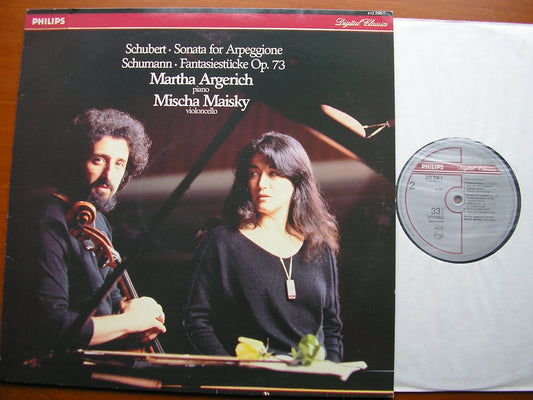 SCHUBERT: ARPEGGIONE SONATA / SCHUMANN: FANTASIESTUCKE     MARTHA ARGERICH / MISCHA MAISKY    412 230