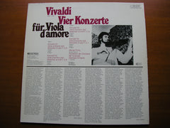 VIVALDI: FOUR CONCERTOS FOR VIOLA D'AMORE   PONS / TOULOUSE CHAMBER ORCHESTRA / ARMAND   065 12572