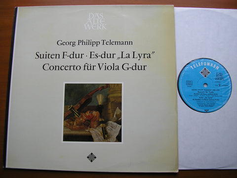 TELEMANN: VIOLA CONCERTO / SUITE in F / SUITE in E   DOCTOR / SCHRODER / CONCERTO AMSTERDAM / BRUGGEN   6.41105