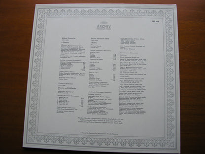 DANCE MUSIC FROM THE TIME OF PRAETORIUS FRITZ NEUMEYER  / COLLEGIUM TERPSICHORE 198 166