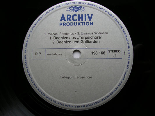 DANCE MUSIC FROM THE TIME OF PRAETORIUS FRITZ NEUMEYER  / COLLEGIUM TERPSICHORE 198 166