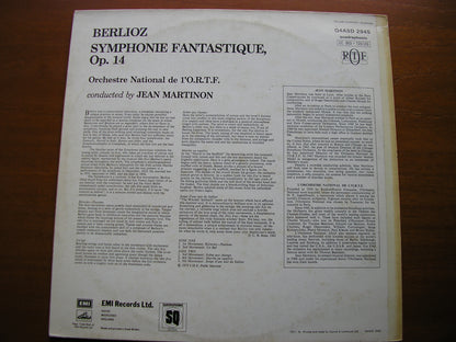 BERLIOZ: SYMPHONIE FANTASTIQUE    MARTINON / FRENCH NATIONAL RADIO ORCHESTRA     Q4ASD 2945