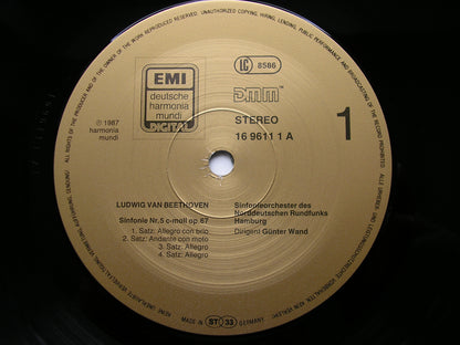BEETHOVEN: SYMPHONIES Nos. 5 & 8     WAND / HAMBURG RADIO ORCHESTRA   169611