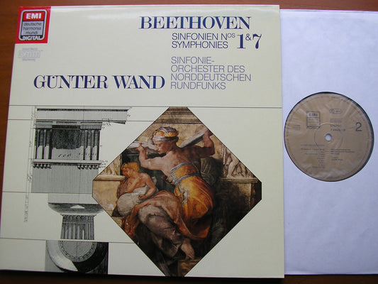 BEETHOVEN: SYMPHONIES Nos. 1 & 7   WAND / HAMBURG RADIO ORCHESTRA   749622
