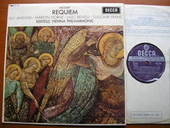 MOZART: REQUIEM   AMELING / HORNE / BENELLI / FRANC / VIENNA PHILHARMONIC / KERTESZ     SET 302