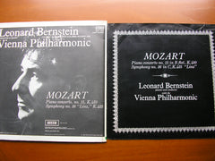 MOZART: PIANO CONCERTO No. 15 / SYMPHONY No. 36 'Linz'    BERNSTEIN / VIENNA PHILHARMONIC     SET 332