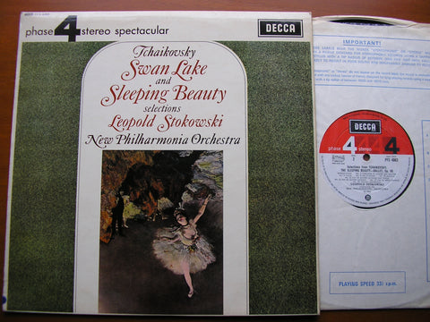 TCHAIKOVSKY: SWAN LAKE & SLEEPING BEAUTY Selections     STOKOWSKI / NEW PHILHARMONIA    PFS 4083