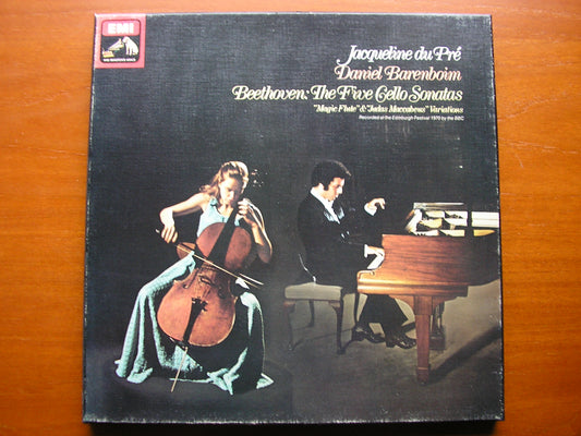 BEETHOVEN: THE CELLO SONATAS / VARIATIONS    DU PRE / BARENBOIM    SLS 5042