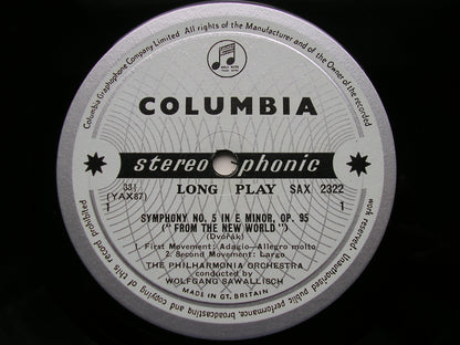 DVORAK: SYMPHONY No. 9 'New World' / SCHERZO CAPRICCIOSO   SAWALLISCH / PHILHARMONIA   SAX 2322