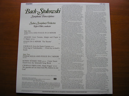 BACH - STOKOWSKI: SYMPHONIC TRANSCRIPTIONS     PIKLER / SYDNEY SYMPHONY   ABR 1005