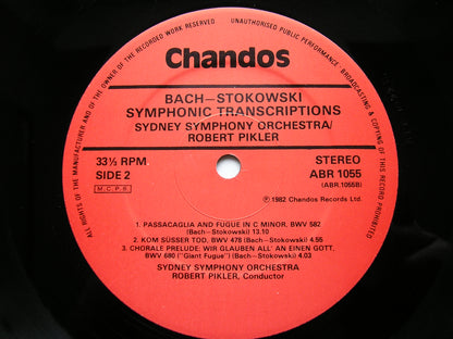BACH - STOKOWSKI: SYMPHONIC TRANSCRIPTIONS     PIKLER / SYDNEY SYMPHONY   ABR 1005