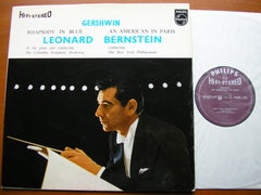 GERSHWIN: RHAPSODY IN BLUE / AN AMERICAN IN PARIS   BERNSTEIN / NYPO / CSO   SABL 160