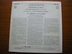 GERSHWIN: RHAPSODY IN BLUE / AN AMERICAN IN PARIS   BERNSTEIN / NYPO / CSO   SABL 160