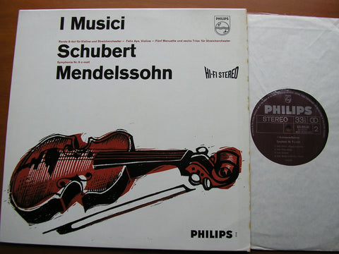 SCHUBERT: RONDO in A / FIVE MINUETS & SIX TRIOS / MENDELSSOHN: SYMPHONY No. 9    835 095 AY