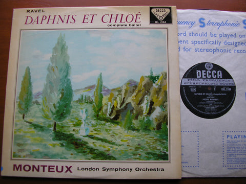 RAVEL: DAPHNIS & CHLOE  complete ballet    MONTEUX / LONDON SYMPHONY   SXL 2164