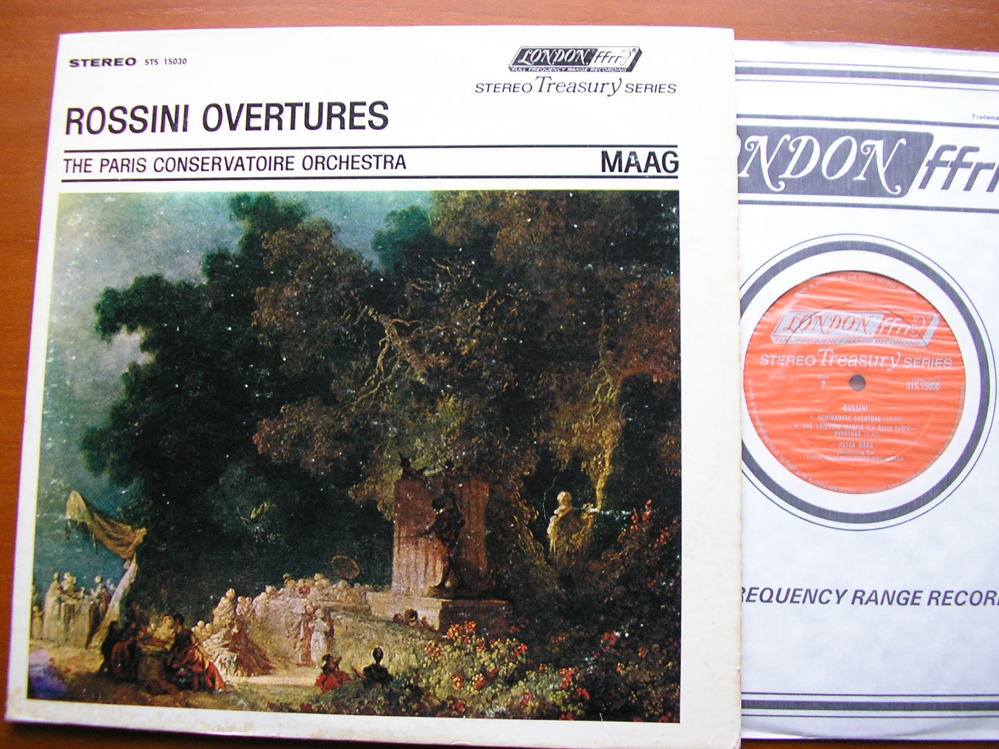 ROSSINI: FOUR OVERTURES     MAAG / PARIS CONSERVATOIRE    STS 15030
