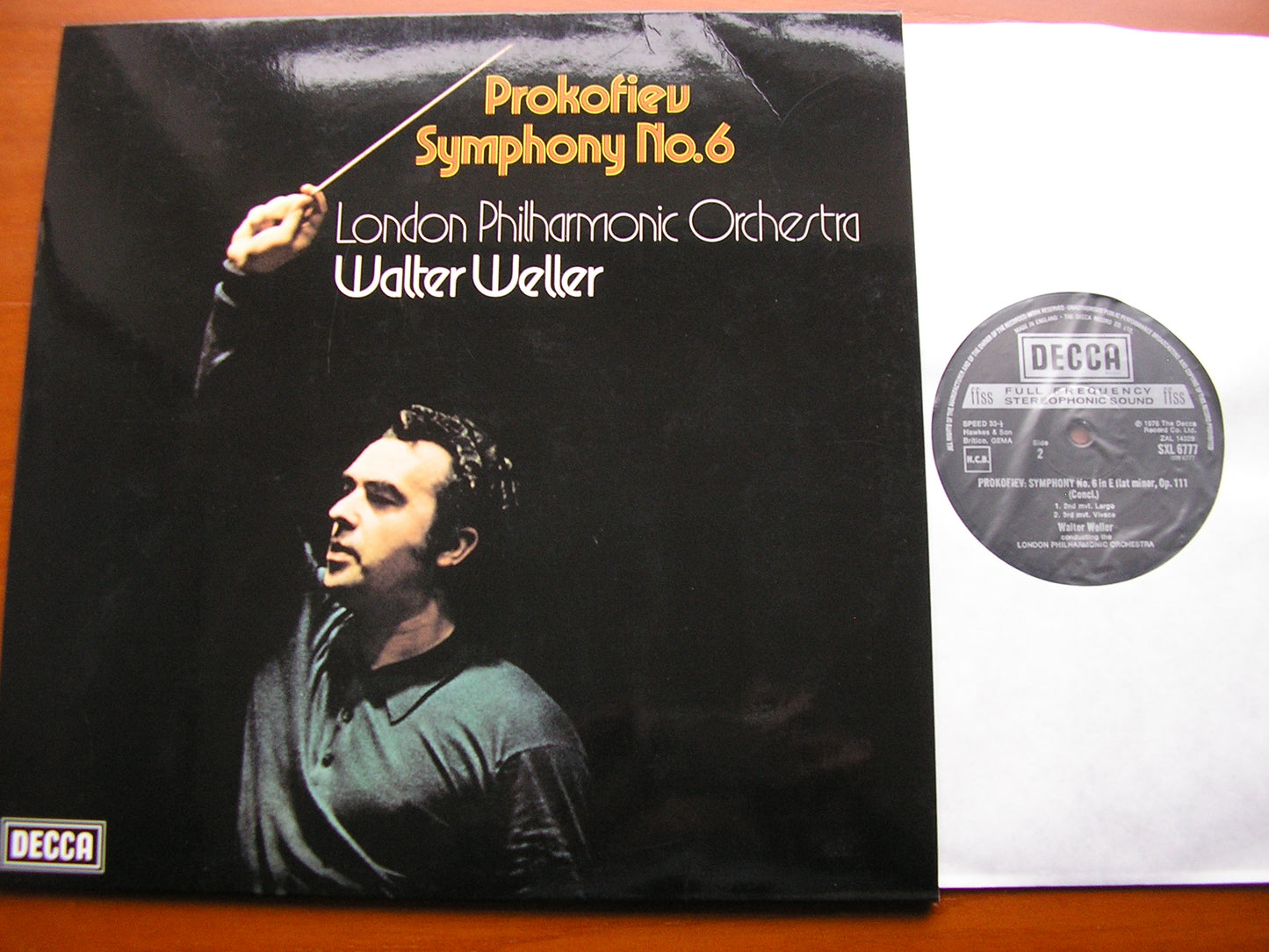 PROKOFIEV: SYMPHONY No. 6    WELLER / LONDON PHILHARMONIC    SXL 6777