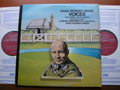 HENZE: VOICES    WALKER / SPERRY / LONDON SINFONIETTA / HENZE     HEAD 19 / 20