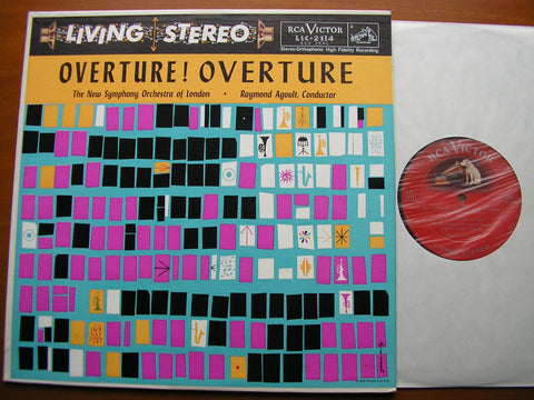 OVERTURE!  ADAM / AUBER / HEROLD / SUPPE    RAYMOND AGOULT / NEW SYMPHONY ORCHESTRA    LSC 2134