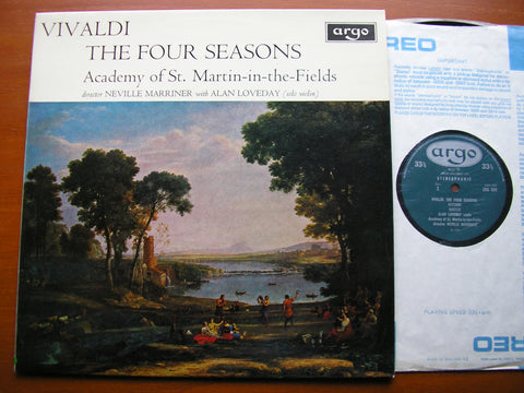 VIVALDI: THE FOUR SEASONS     LOVEDAY / ASMIF / MARRINER    ZRG 654