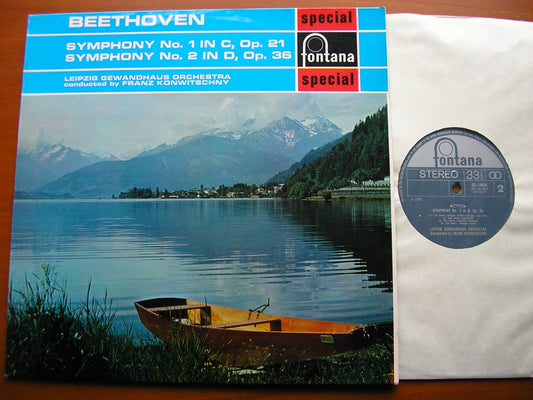 BEETHOVEN: SYMPHONIES Nos. 1 & 2   KONWITSCHNY / LEIPZIG GEWANDHAUS   SFL 14038