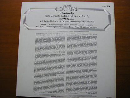 TCHAIKOVSKY: PIANO CONCERTO No. 1    EARL WILD / ROYAL PHILHARMONIC / FISTOULARI    GL 25013