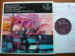 BEETHOVEN: SYMPHONY No. 5 / OVERTURE Coriolanus     REINER / CHICAGO SYMPHONY    VICS 1161