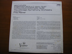 BEETHOVEN: SYMPHONY No. 5 / OVERTURE Coriolanus     REINER / CHICAGO SYMPHONY    VICS 1161