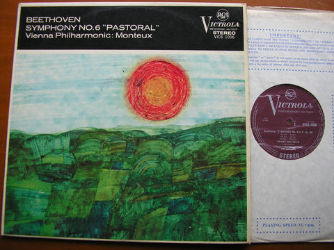 BEETHOVEN: SYMPHONY No. 6 'Pastoral'    MONTEUX / VIENNA PHILHARMONIC    VICS 1006