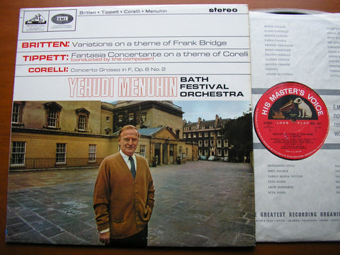 BRITTEN / TIPPETT / CORELLI: ORCHESTRAL WORKS    MENUHIN / TIPPETT / BATH FESTIVAL ORCHESTRA    ASD 637