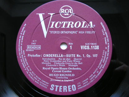 PROKOFIEV: CINDERELLA Suites   RIGNOLD / ORCHESTRA OF THE ROYAL OPERA HOUSE   VICS 1138
