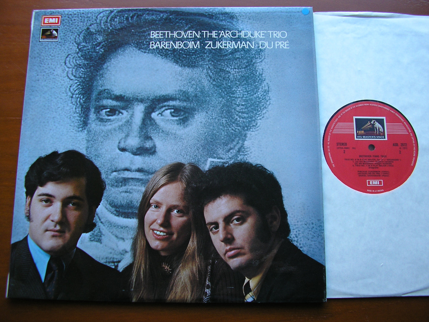 BEETHOVEN: PIANO TRIO No. 7 'Archduke'   BARENBOIM / DU PRE / ZUKERMAN    ASD 2572