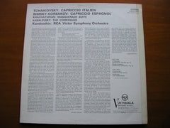 TCHAIKOVSKY: CAPRICCIO ITALIEN / RIMSKY-KORSAKOV: CAPRICCIO ESPAGNOL    KONDRASHIN / RCA VICTOR SYMPHONY   VICS 1007