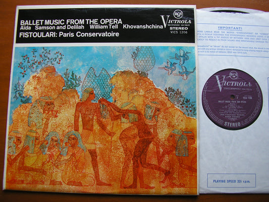 BALLET MUSIC FROM THE OPERA    FISTOULARI / PARIS CONSERVATOIRE     VICS 1206