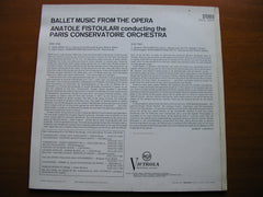 BALLET MUSIC FROM THE OPERA    FISTOULARI / PARIS CONSERVATOIRE     VICS 1206