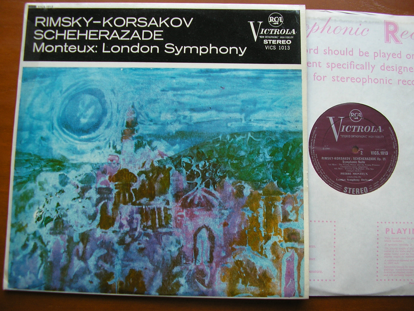 RIMSKY-KORSAKOV: SCHEHERAZADE    MONTEUX / LONDON SYMPHONY   VICS 1013