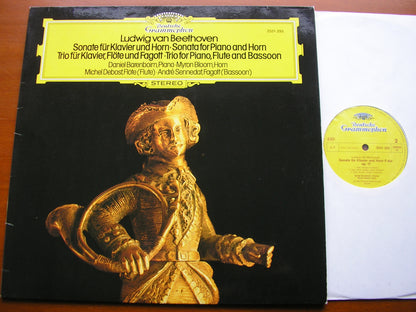 BEETHOVEN: SONATA FOR PIANO & HORN / TRIO FOR PIANO, FLUTE & BASSOON    BARENBOIM / BLOOM / DEBOST / SENNEDAT   2531 293