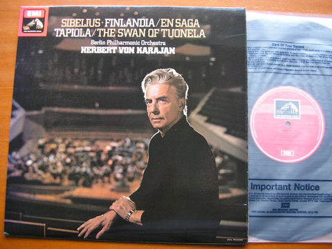 SIBELIUS: ORCHESTRAL WORKS     KARAJAN / BERLIN PHILHARMONIC    ASD 3374