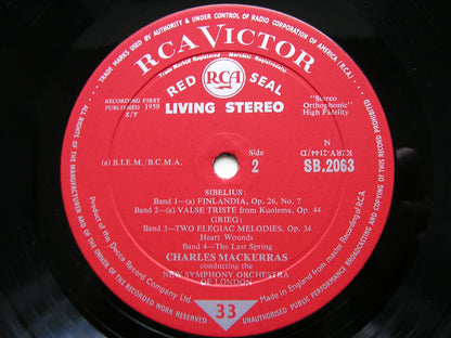 SIBELIUS & GRIEG: ORCHESTRAL WORKS   MACKERRAS / NEW SYMPHONY ORCHESTRA   SB 2063