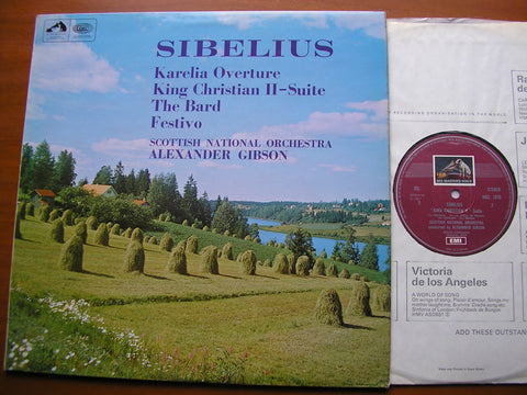 SIBELIUS: ORCHESTRAL WORKS    ALEXANDER GIBSON / SCOTTISH NATIONAL ORCHESTRA   HQS 1070