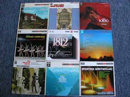 DECCA PFS PHASE 4 & EMI STUDIO 2 AUDIOPHILE COLLECTION  63 TITLES (65 LPs)