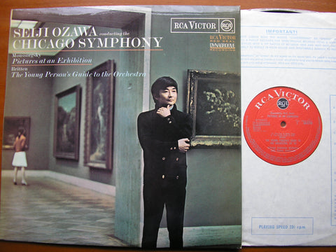 MOUSSORGSKY: PICTURES AT AN EXHIBITION / BRITTEN: YOUNG PERSON'S GUIDE   OZAWA / CHICAGO SYMPHONY ORCHESTRA   SB 6759