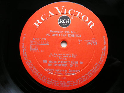 MOUSSORGSKY: PICTURES AT AN EXHIBITION / BRITTEN: YOUNG PERSON'S GUIDE   OZAWA / CHICAGO SYMPHONY ORCHESTRA   SB 6759