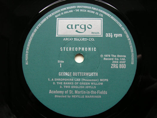 BRITTEN: VARIATIONS / BUTTERWORTH: A SHROPSHIRE LAD   NEVILLE MARRINER / ASMIF    ZRG 860