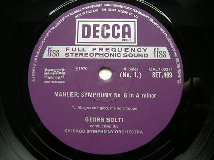 MAHLER: THE COMPLETE SYMPHONIES   GEORG SOLTI / COA / LSO / CSO   16 DECCA SXL / SET