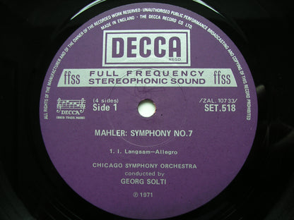 MAHLER: THE COMPLETE SYMPHONIES   GEORG SOLTI / COA / LSO / CSO   16 DECCA SXL / SET