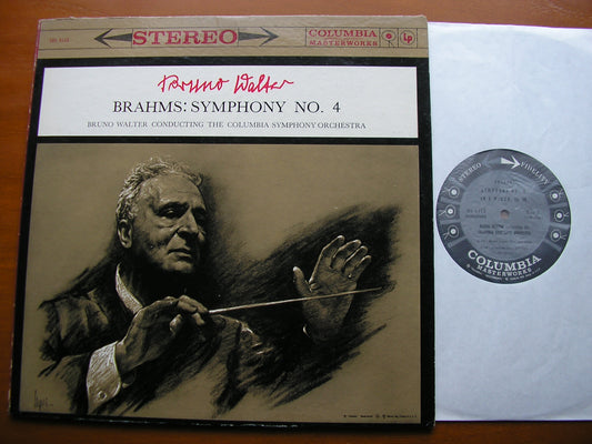 BRAHMS: SYMPHONY No. 4     WALTER / COLUMBIA SYMPHONY   MS 6113