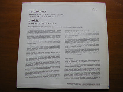 TCHAIKOVSKY: CAPRICCIO ITALIEN / ROMEO & JULIET / DVORAK: SCHERZO    HAITINK / CONCERTGEBOUW    SAL 3462