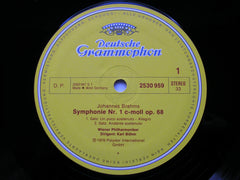 BRAHMS: THE FOUR SYMPHONIES / ALTO RHAPSODY / TRAGIC OVERTURE / HAYDN VARIATIONS    BOHM / VIENNA PHILHARMONIC ORCHESTRA   4 LP
